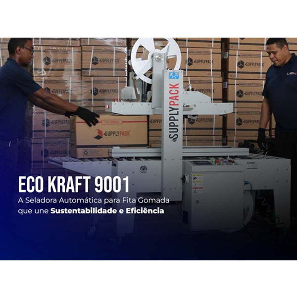Eco Kraft 9001: A Seladora Automática para Fita Gomada que Une Sustentabilidade e Eficiência