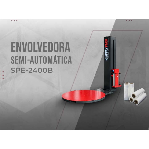 Otimize sua Embalagem e Economize com a Envolvedora de Filme Stretch SPE-2400B da Supplypack