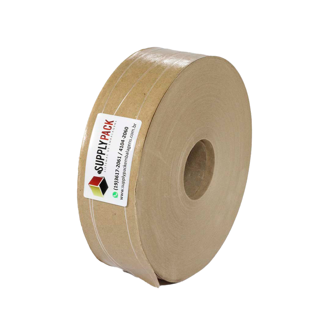 Fita Gomada sem Reforço 50mm Rolo c/ aprox. 1,25 kg