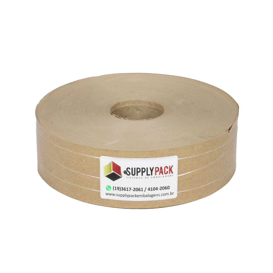 Fita Gomada sem Reforço 50mm Rolo c/ aprox. 1,25 kg