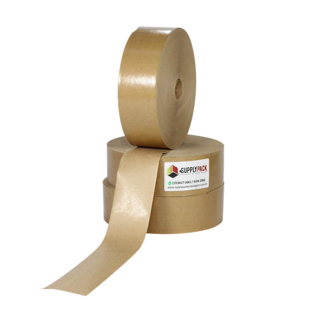 Fita Gomada sem Reforco 60mm Rolo c/ aprox. 1,42 kg