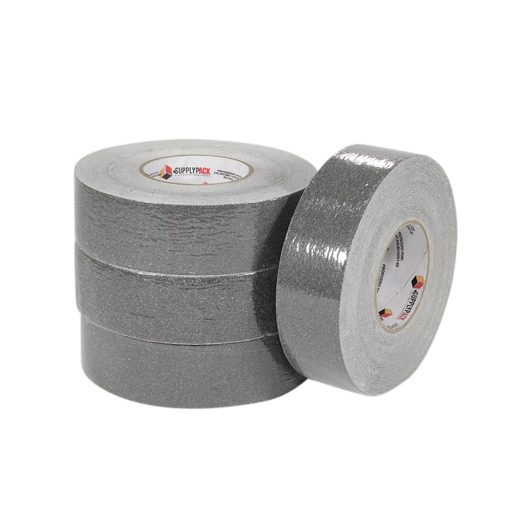 Fita Adesiva Antiderrapante 50mm X 20m Cinza