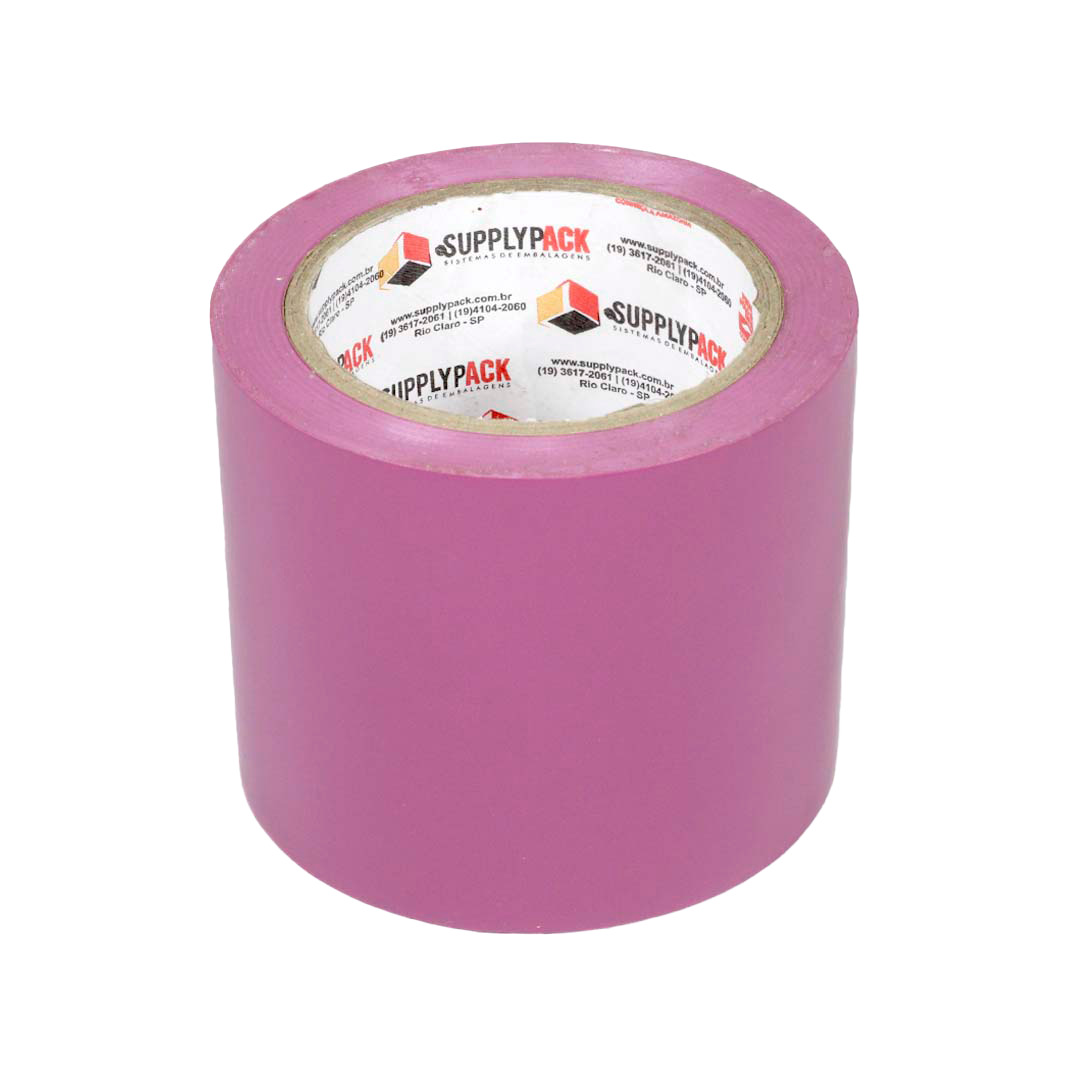 Fita Adesiva de Demarcação de Solo 100mm X 30m - Roxa