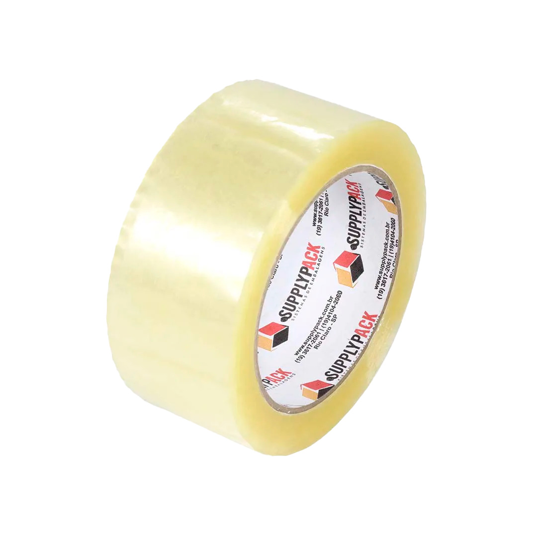 Fita Adesiva Transparente Hot Melt 45mm X 100m
