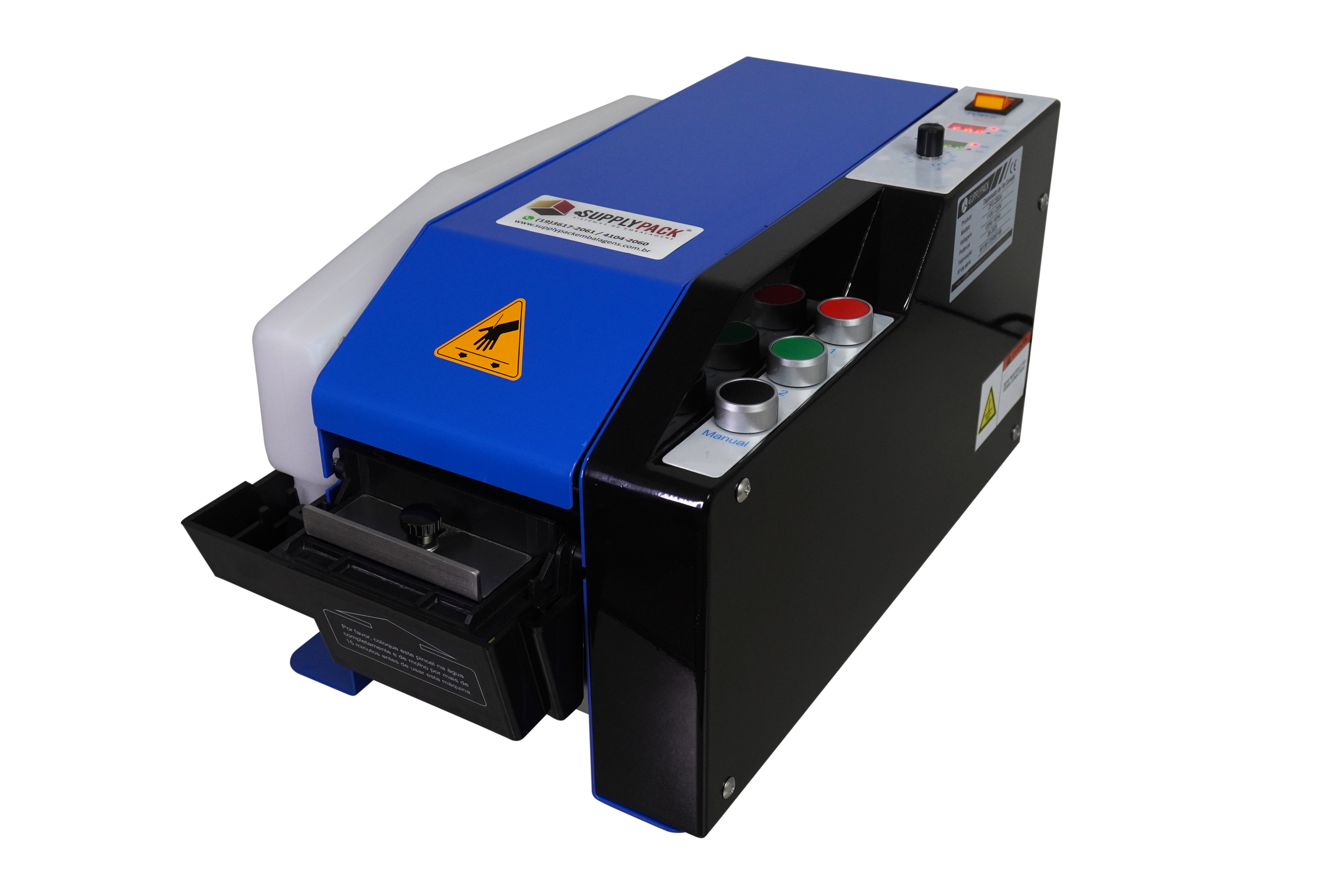 Aplicador de Fita Gomada Semiautomático com NR-12