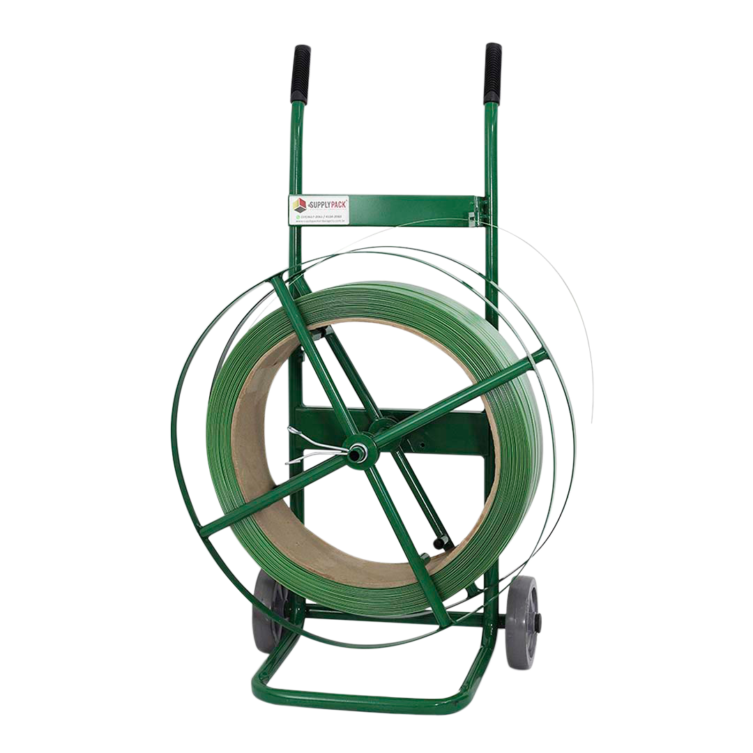 Carrinho Desbobinador de Fita de Arquear Pet Reforçado Aberto 400mm