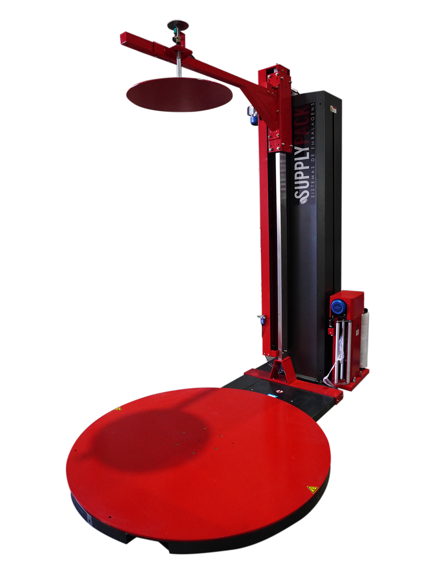 Envolvedora Strechadeira Paletizadora semi-Automática de Filmes Stretch c/ Pressor de Topo SPE-2400EC