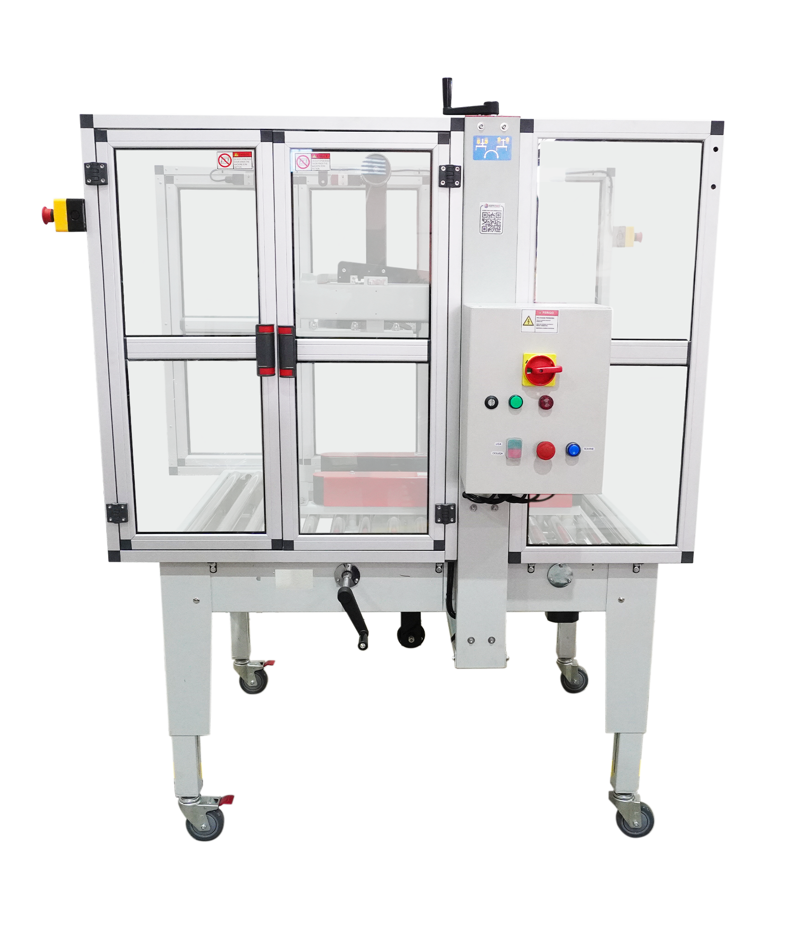 Fechadora Seladora de Caixas Semi-Automática SXJ-7080B com NR-12