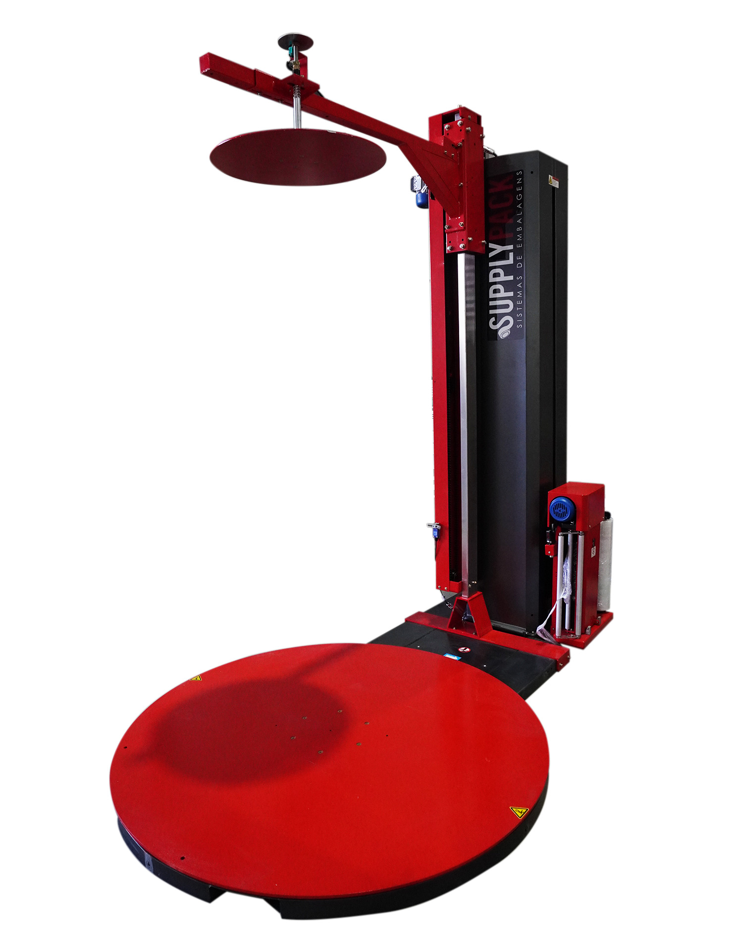 Envolvedora Strechadeira Paletizadora semi-Automática de Filmes Stretch c/ Pressor de Topo SPE-2400EC