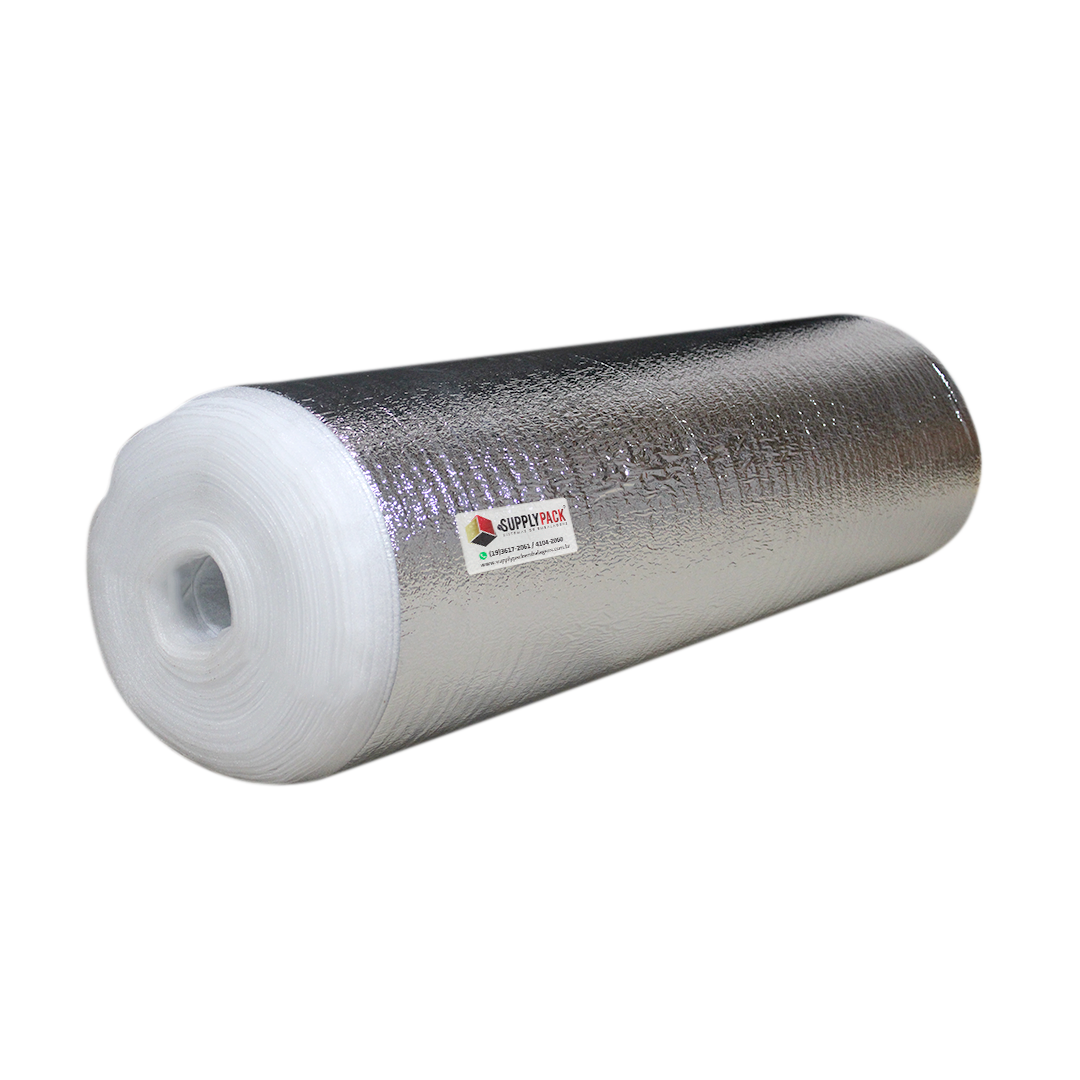 Manta de Polietileno Expandido Aluminizada 1,2m X 2,0mm